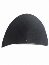 Glue Sewing Shoulder Pads , Black Jacket Shoulder Pads Polyester